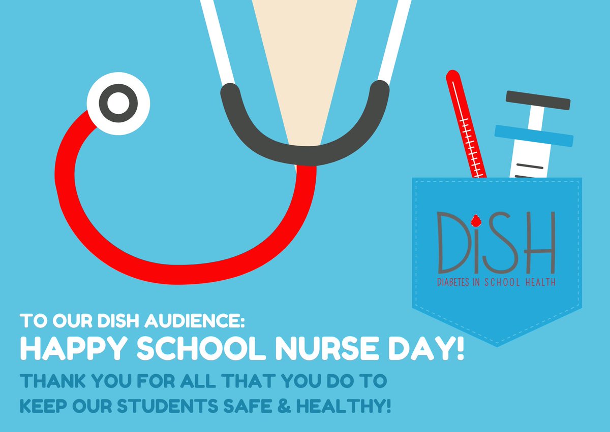 It's Wednesday of #NursesWeek2024! Today #DiSH celebrates our amazing #schoolnurse audience! THANK YOU for all that you do! ❤️🩺🌡️🩹

#DiabetesinSchoolHealth #schoolnurses #schoolnursing #diabetes #T1D #T2D #diabetesatschool #DiSHWi #DiSHWa