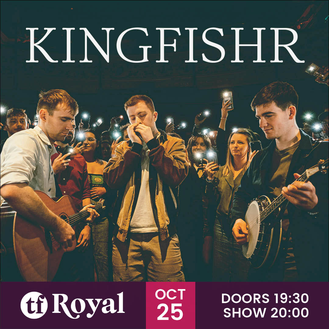 🚨 KINGFISHR 🚨 📅 Live at the TF Royal on Friday October 25th! 🤩 We are beyond excited to confirm that Kingfishr will come to the TF Royal as part of their Ireland and UK Tour in 2024. 🎟 Tickets: bit.ly/3JvHa03 our Box Office on 094-9023111 &Ticketmaster.ie