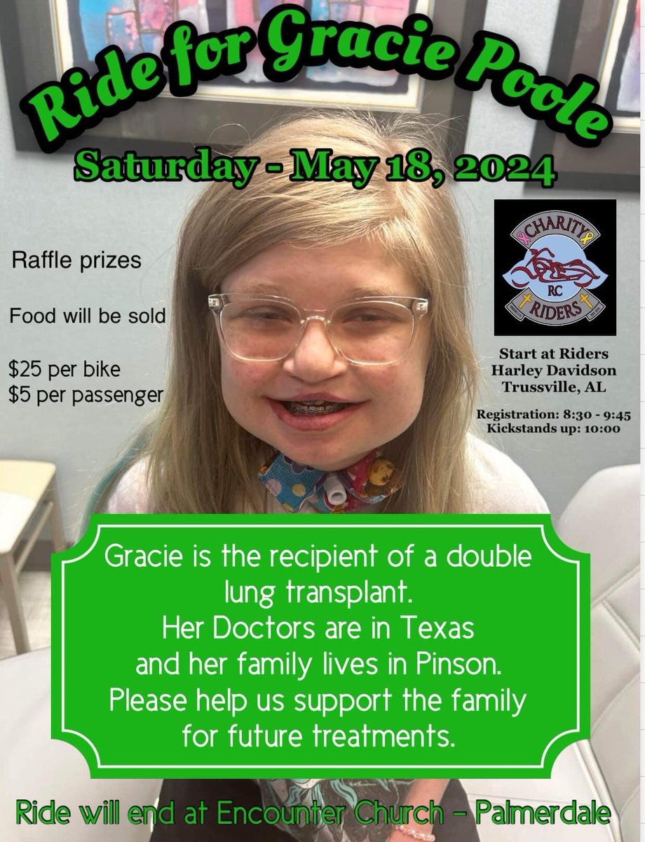 #motorcycles #charity #charityevent #lungtransplant #alabama