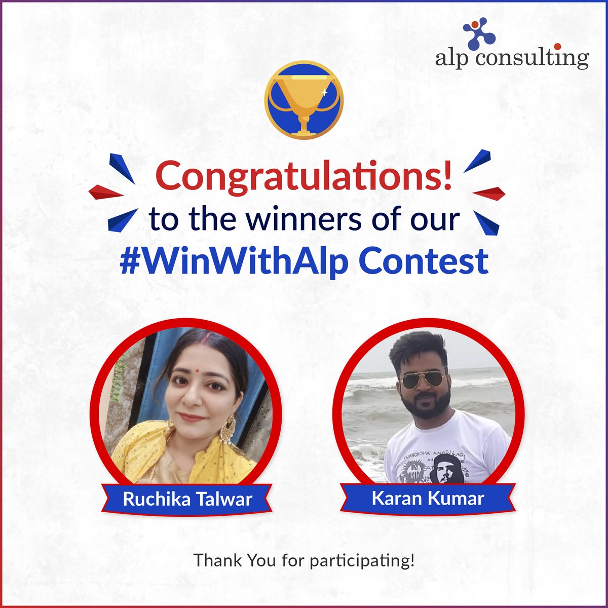 Congratulations to the winners of our recent contest!
We kindly request you to DM us your Email ID and Phone Number. Thank you all for participating in a big way.
We will come back with the next contest soon.
#Contest #ContestIndia #ContestWinner #WinWithALP #ContestAlert