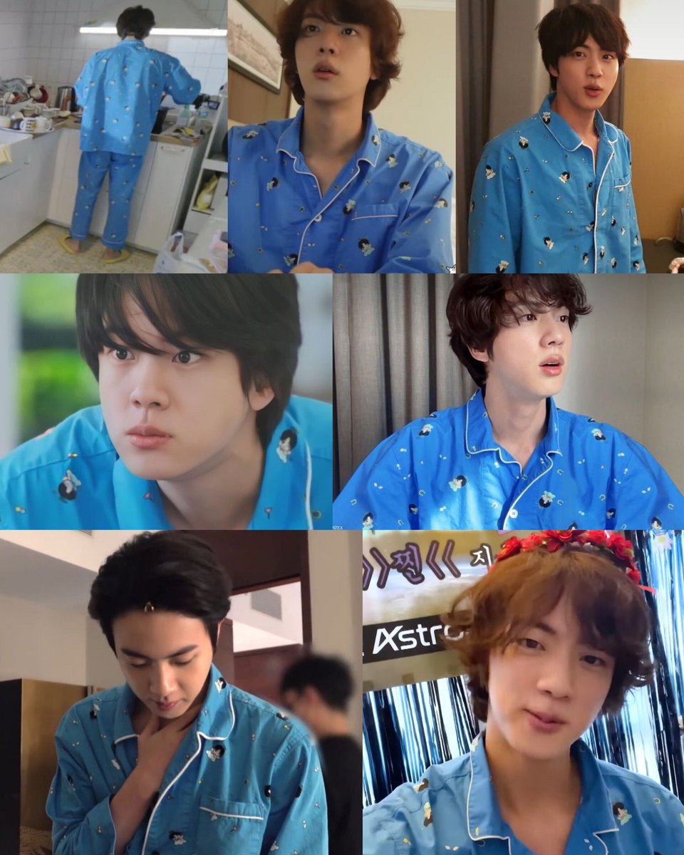 Seokjinnie is his good day pj's