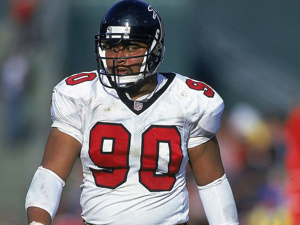 Atlanta Falcons I won’t let you forget.

Chuck Smith No. 90 DE 1992-1999

Smith was drafted by the Falcons in the 2nd round No. 51 in 1992.

Smith had the EDGE position locked down for the Falcons for 8 seasons.

During his time he totaled 58.5 sacks, 2 INTs, 20 FF, and 2 TDs.…