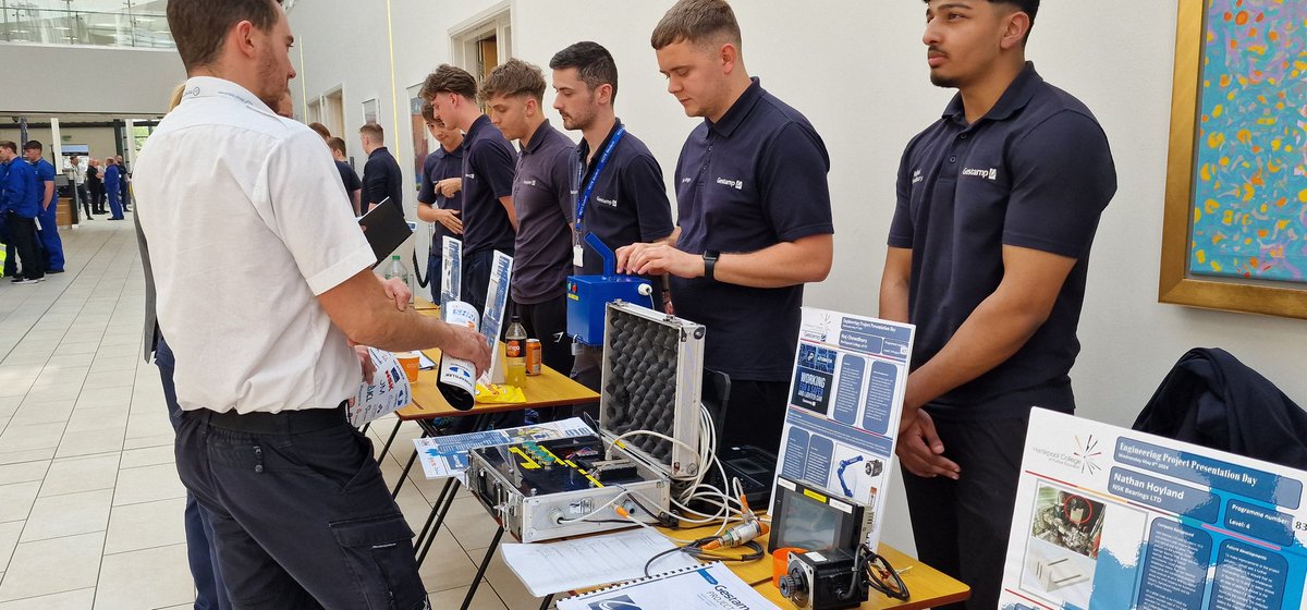 Busy in College this afternoon for the annual @hcfeengineering 'Project Presentation Day 2024' ~ Over 100 Engineering Students showing off their projects. Thanks to our main sponsor; @IMH_Company & award sponsors @AltecEng and @SABIC (Teesside) #TransformingLives #PPD2024