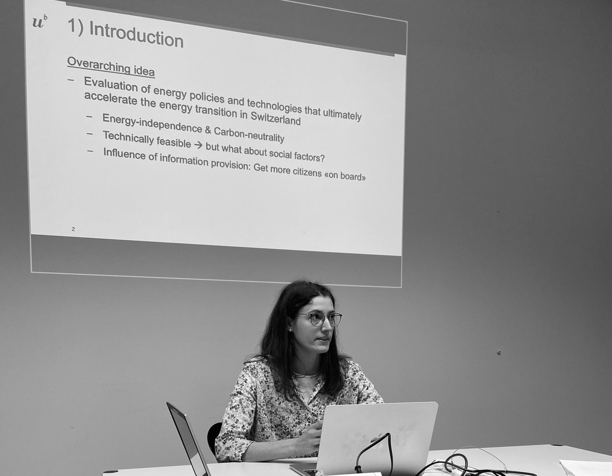 Almost finished! As @SophieRuprecht's dissertation is on the home straight, we had the pleasure to read and discuss her dissertation synopsis. She investigates the formation and reformation of public opinion in the context of Swiss energy transition. #IPWRS24