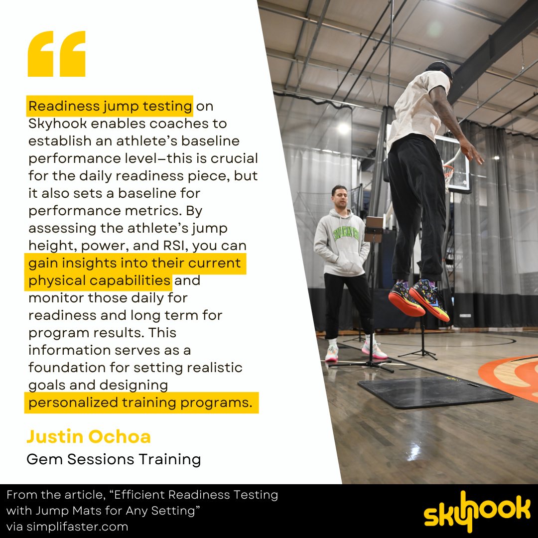 How to use Skyhook to monitor athlete readiness and track long term performance progress! Article via @SimpliFaster: bio.site/skyhook