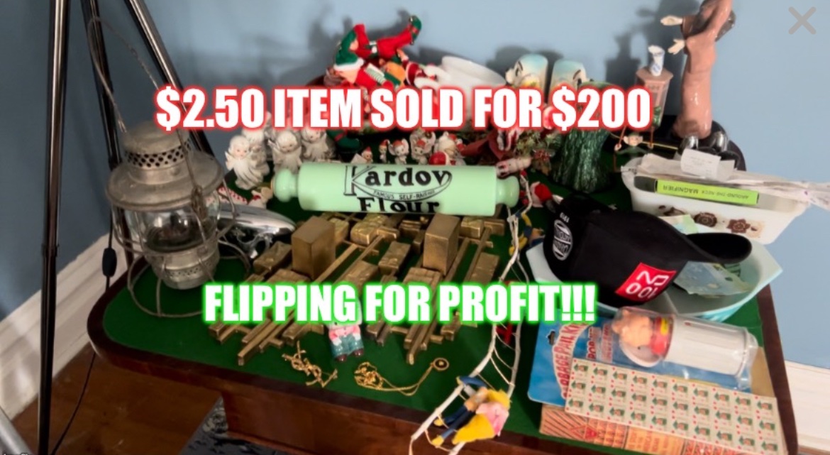 TreuliebIan's tweet image. We turned $2.50 into $200.00 with this epic thrift find youtu.be/UaI2wqn9spk?si… via @YouTube