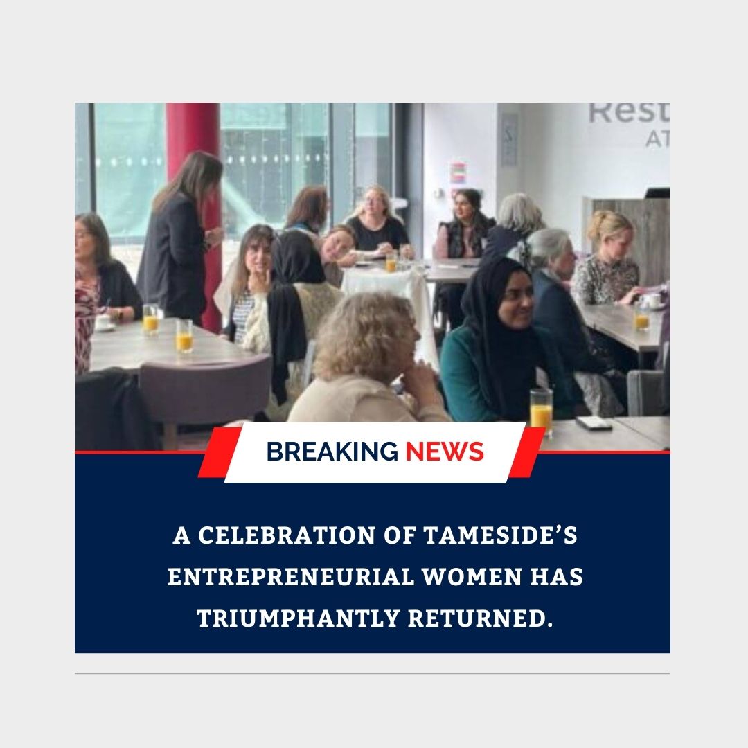 A celebration of Tameside’s entrepreneurial women has triumphantly returned.

For More Details: shorturl.at/rxDER

#CIOWomenLeaders  #EmpoweringWomenLeadership #womenentrepreneurs #WomenLeadership