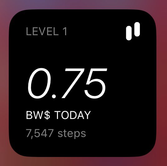 bitwalking's tweet image. Check out our latest widget: Earnings, Steps, Level - all wrapped up in one slick package. #bitwalking