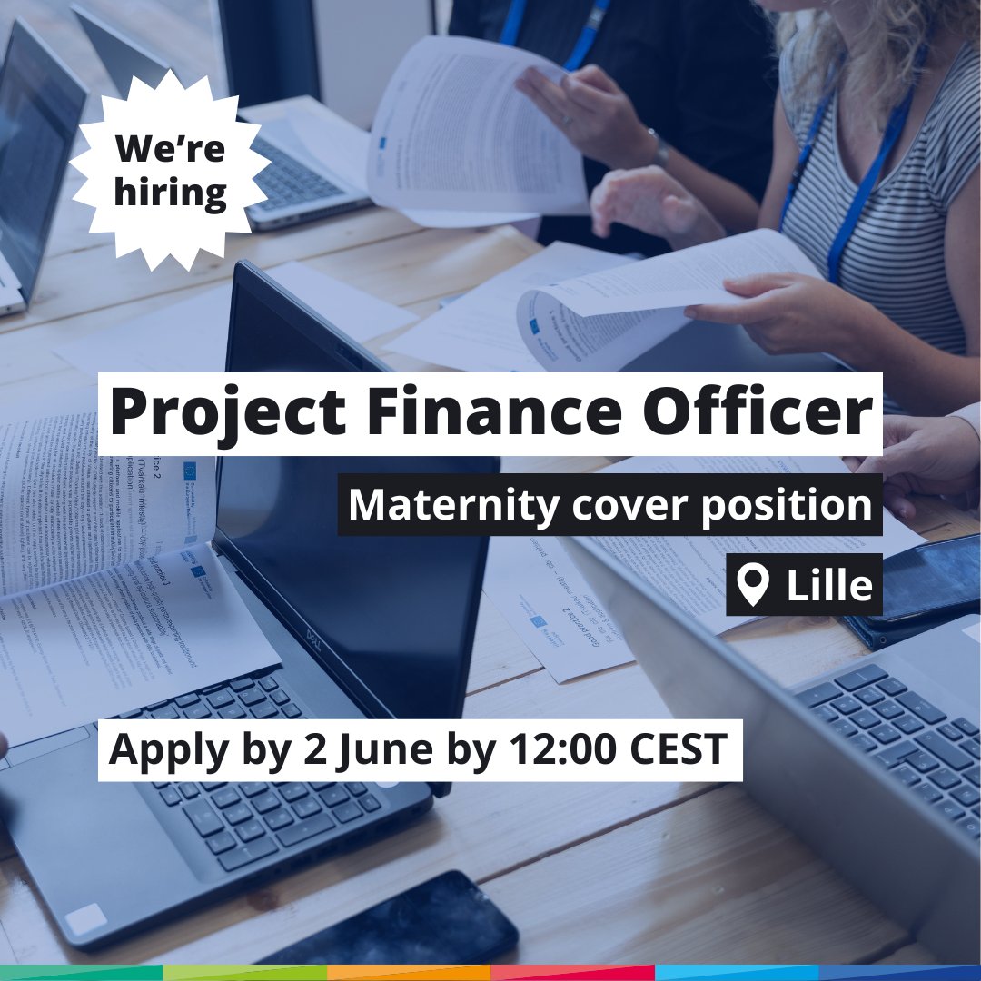 💼 Interreg Europe is hiring a Project Finance officer! You'll play a vital role in assisting applicants and lead partners with the development and implementation of their projects. You have until 2 June 2024 at 12:00 CEST to fill out your application ➡️ bit.ly/4btyKC2