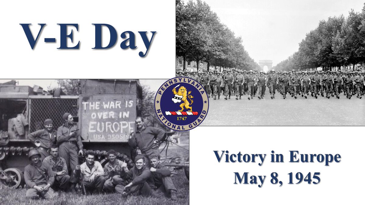 On V-E Day, or Victory in Europe Day, we celebrate the Allies' victory over Nazi Germany during World War II. From Normandy to Paris to the Hurtgen Forest to the Battle of the Bulge, the Pennsylvania National Guard's 28th Infantry Division played a key role in that victory.