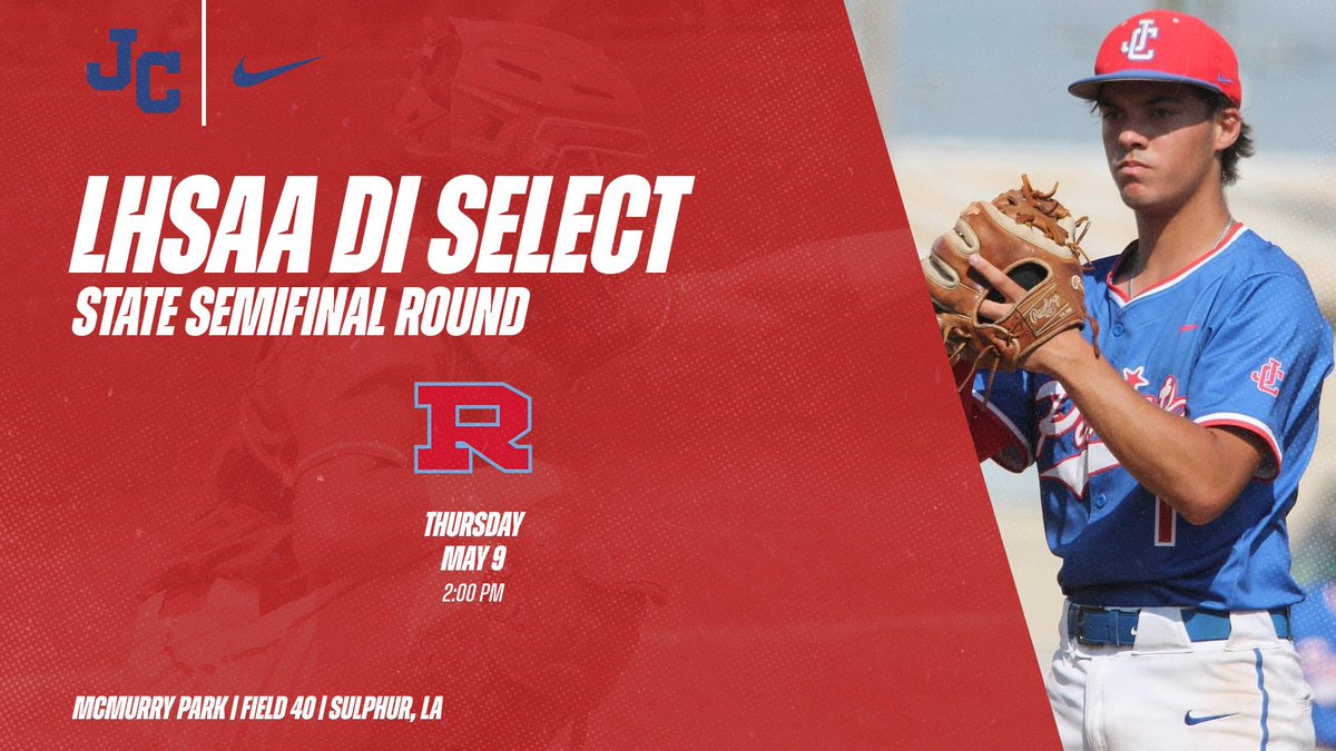 Here is the schedule for the LHSAA DI Select State Semifinal Game vs Archbishop Rummel!

GM 1 : May 9 | 2:00 PM | McMurry Park | Field 40 | Sulphur, LA

See y’all in Sulphur! 

#PatriotPower #BCFL