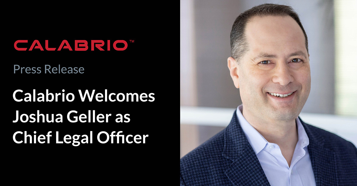 Joshua Geller brings more than 20 years of experience at leading law firms and software companies, and a wealth of knowledge in building and scaling the legal function in support of growth strategies at SaaS companies. Welcome Joshua! Read more: bit.ly/4dslcZr