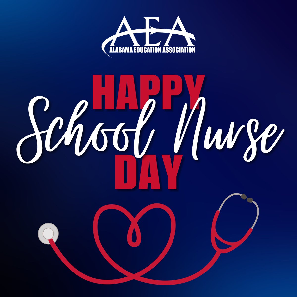 Happy #SchoolNurseDay! We appreciate all school nurses for their dedication to keeping Alabama's students healthy and safe. Share this post and tag a school nurse in the comments to thank them for all that they do! #TeacherAppreciationWeek #myAEA