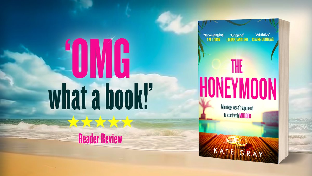 𝗪𝗲𝗹𝗰𝗼𝗺𝗲 𝘁𝗼 𝘆𝗼𝘂𝗿 𝗻𝗲𝘄 𝗼𝗯𝘀𝗲𝘀𝘀𝗶𝗼𝗻... 'Compulsive summer reading'⭐⭐⭐⭐⭐ 'OMG what a book'⭐⭐⭐⭐ #TheHoneymoon, the addictive thriller from @KateGrayAuthor is out in paperback now!🎉 Have you got your copy? geni.us/TheHoneymoonPB