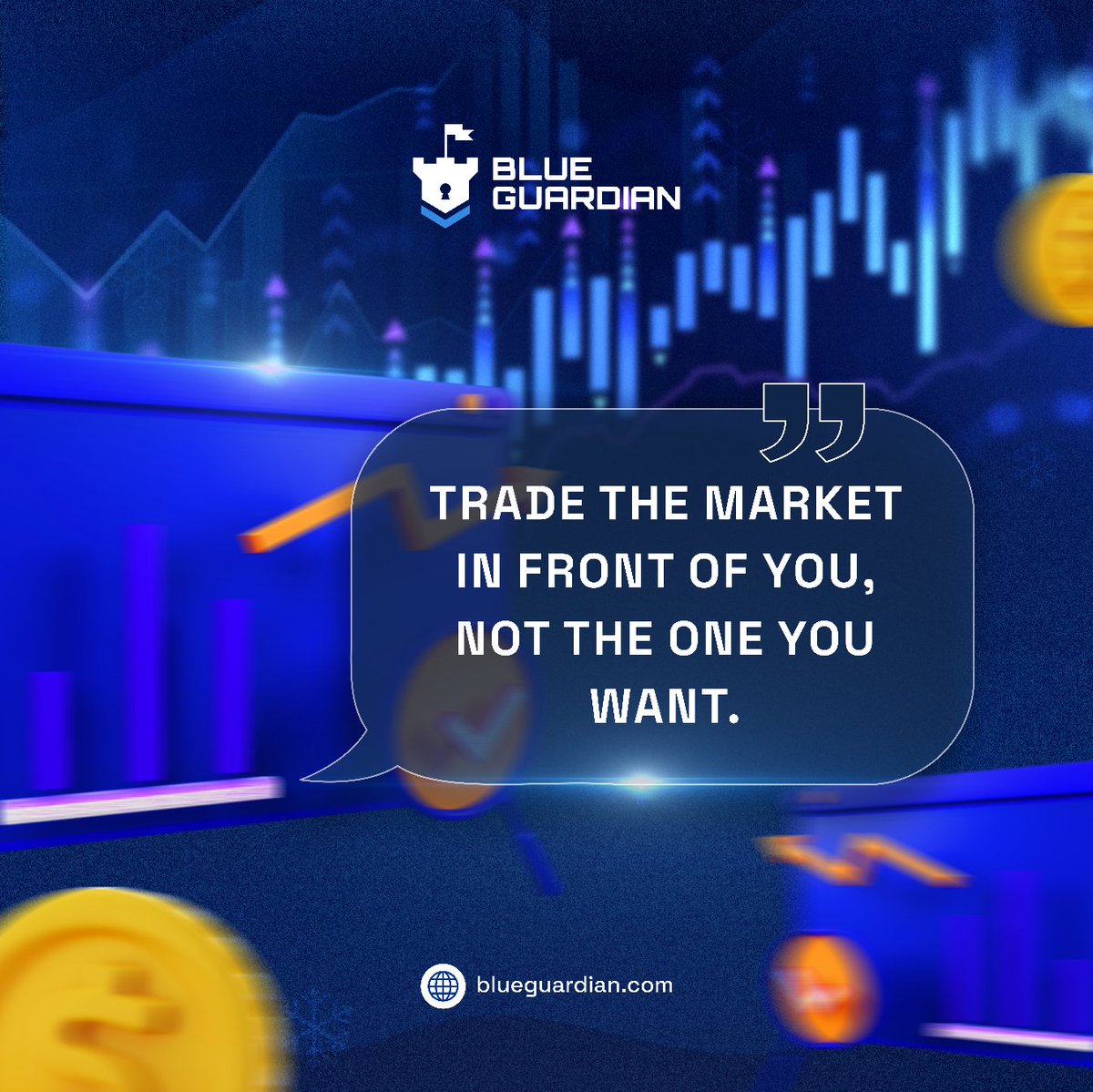 Success hinges on your ability to trade based on what you see, not what you think you see. Stick to your models and keep emotions out of it. That's the key to staying in the Blue 🛡️