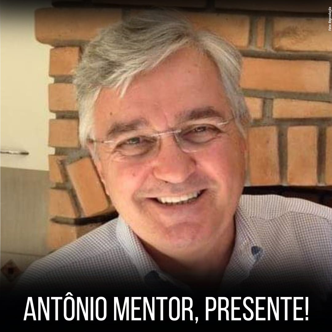 VICENTINHOPT's tweet photo. • ANTÔNIO MENTOR, PRESENTE!

Com grande tristeza recebemos a notícia do falecimento do companheiro Antônio Mentor, ex-deputado estadual. Foi vereador e fundou o PT em Americana.
Nossos sinceros sentimentos aos familiares, amigas e amigos.

Antônio Mentor, Presente!Hoje e sempre! https://t.co/3w95UUxLx5