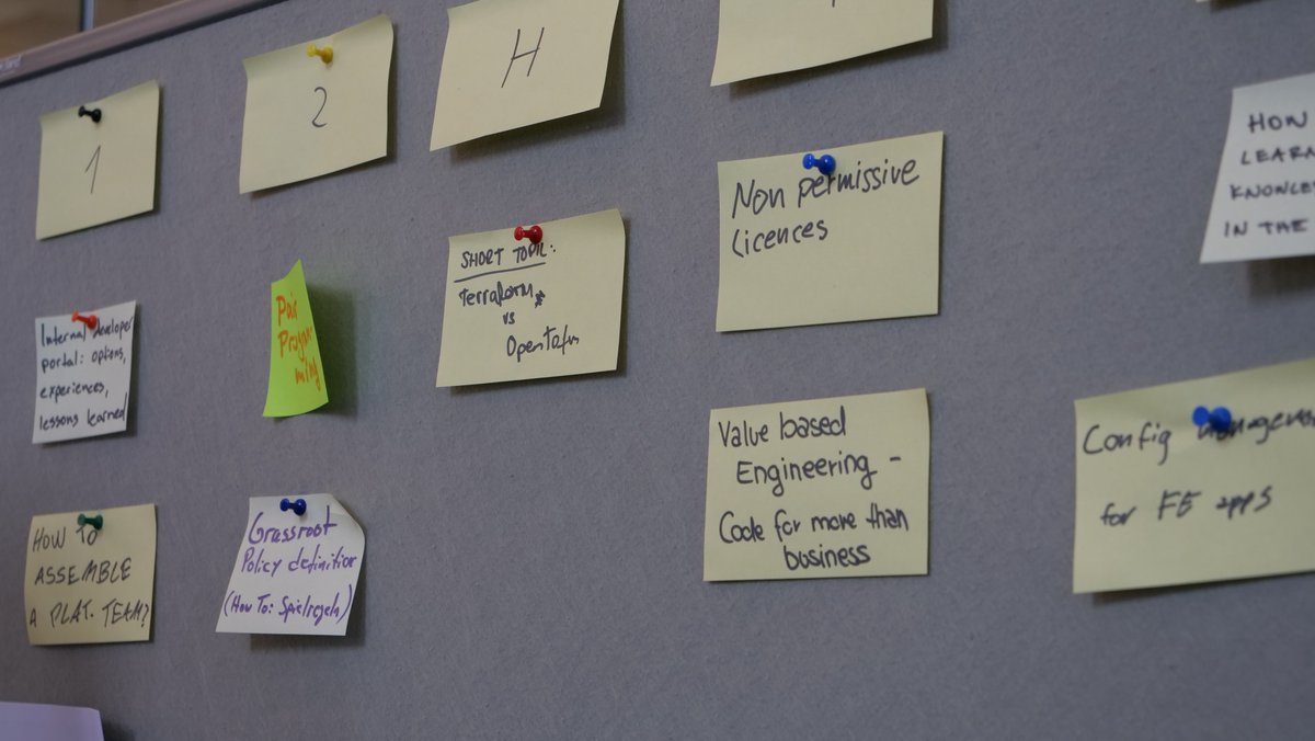 blndevops's tweet image. Open Spaces on the second day of #devopsdaysberlin.