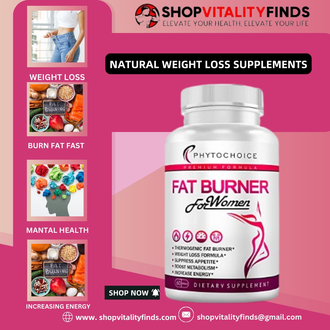 🌿 Embrace the power of nature on your weight loss journey! 🌱 Discover the magic of natural supplements that work with your body, not against it. Say hello to a healthier, happier you with our range of natural weight loss supplements! 💪