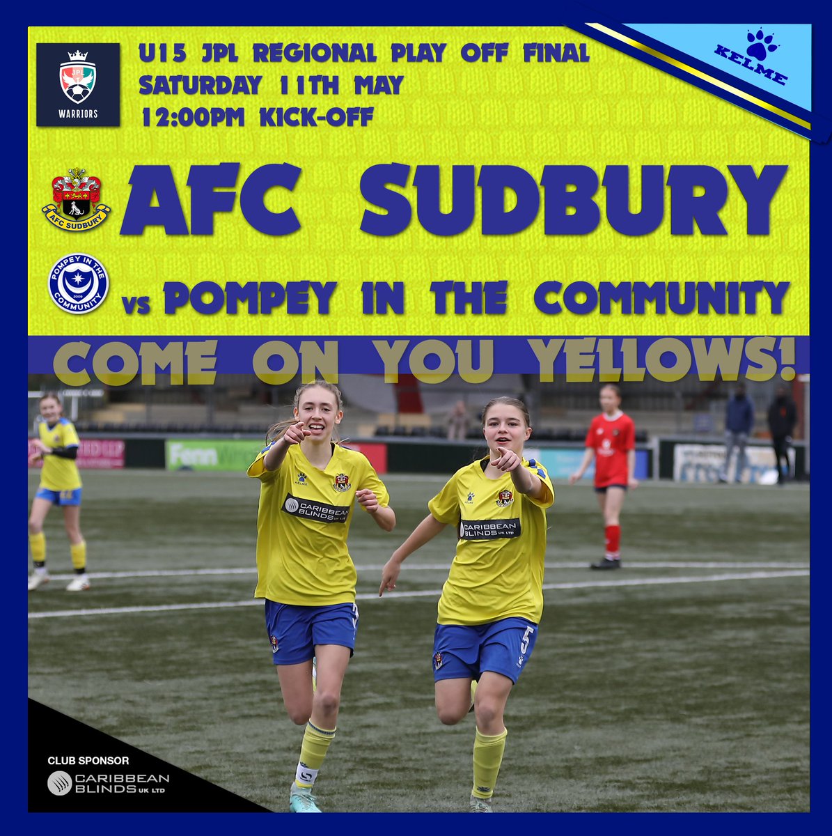 Huge Play Off fixture for our @jpluk girls this Saturday as they take on @PompeyITC down at the MEL Group Stadium. Kitchen and bar open and a sunny day awaits! See you there Yellows