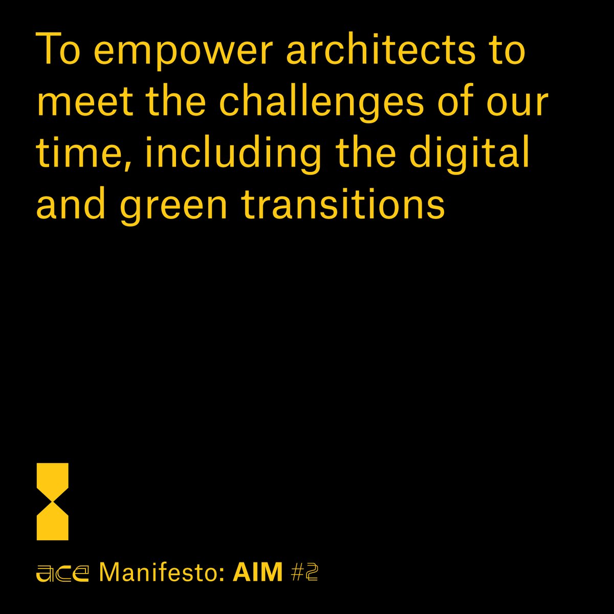 Time to act! ACE Manifesto #aim #2 Download + share the ACE Manifesto for the #EUelections #architecture #ace #cae #architects #european #UseYourVote #EUelections2024 #2024EUelections