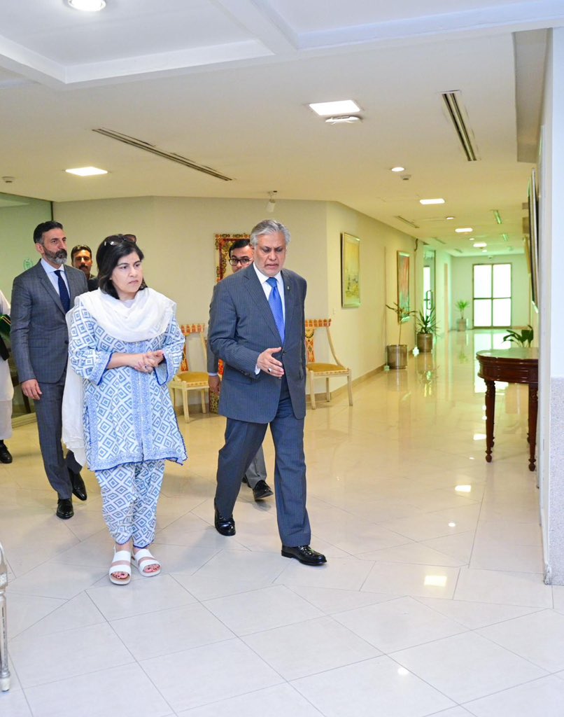 Member of the House of Lords of the United Kingdom Baroness Sayeeda Warsi @SayeedaWarsi called on the Deputy Prime Minister and Foreign Minister Senator Mohammad Ishaq Dar @MIshaqDar50 today. They discussed bilateral relations and regional developments and resolved to continue…