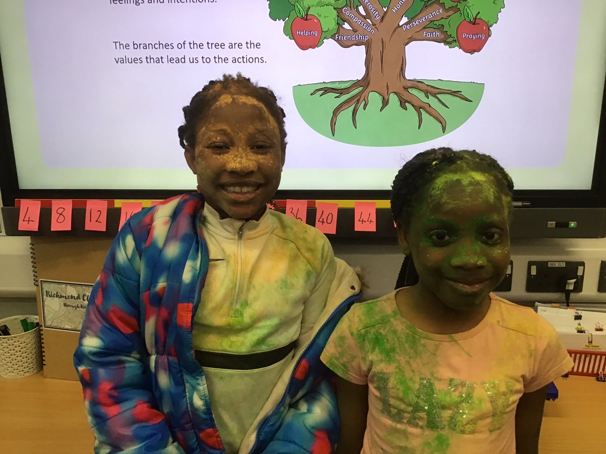 knightontmet's tweet photo. #Richmondclass had fantastic fun taking part in the ‘Sparkle and Shine Colour Dash’ #LCH #ColourDash #Imadeadifference https://t.co/yFDsb2eXDD