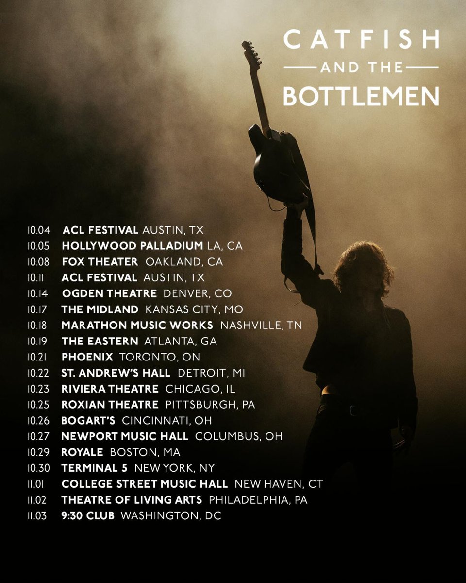 Catfish And The Bottlemen Announce Long-Awaited North American Fall Headline Tour – 10/26 At Bogart’s cincygroove.com/2024/05/08/cat… #catfishandthebottlemen #bogarts #cincygroove @bogarts @thebottlemen