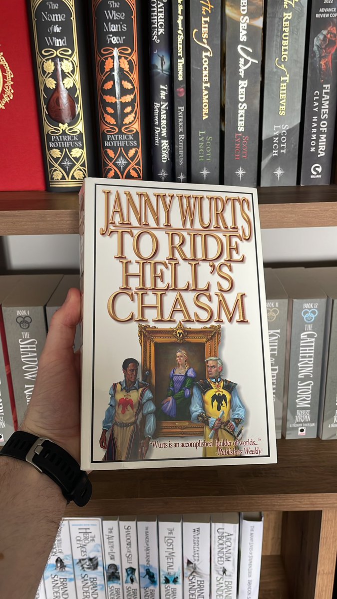 Look what arrived @JannyWurts ! Can’t wait to pick this up. Im always looking for more fantasy stand alone books