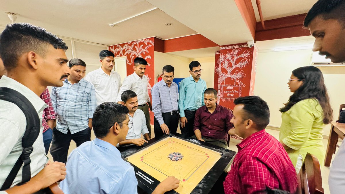 During the 12th induction course of Inspectors of CGST Jaipur Zone, Indoor Games i.e. Table Tennis, Carrom and Chess were organized between trainees at NACIN ZTI Jaipur on 08.05.2024.