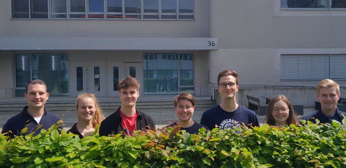 Look what we found in the bushes🧐seven new masters student joining our group.🤗
We're excited to have you on board.🤩
🥂 Here's to thrilling chemistry and amazing times ahead! 🧪✨ 
#WelcomeToTheTeam #ChemistryAndBeyond