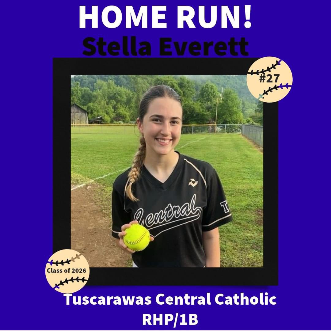 Stella Everett and her teammates won their sectional semi-finals game yesterday 6-1 against Frontier.  Stella had a fantastic game- As the starting pitcher she racked up 16 strikeouts and at the plate she collected a single, a double and a HOME RUN!!  
<a href="/Stellaeverett27/">Stella Everett</a>
