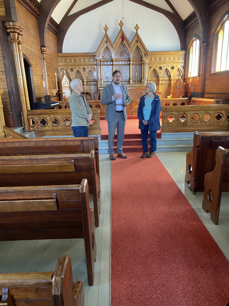 MLA Trevor Boudreau discusses the impact of investments in Richmond County with representatives from community organizations after announcing grants on behalf of Allan MacMaster, Minister of Communities, Culture, Tourism and Heritage. news.novascotia.ca/en/2024/05/07/…