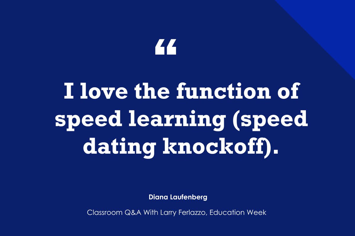 . @dlaufenberg contributes to NEW @educationweek post, '4 Instructional Strategies Teachers Can Count On' edweek.org/teaching-learn…