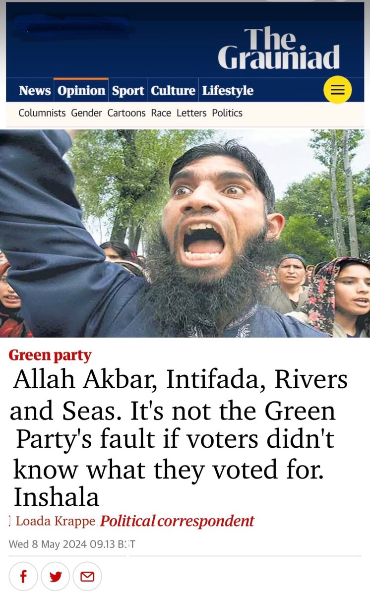 The Green Party Muslim vote.