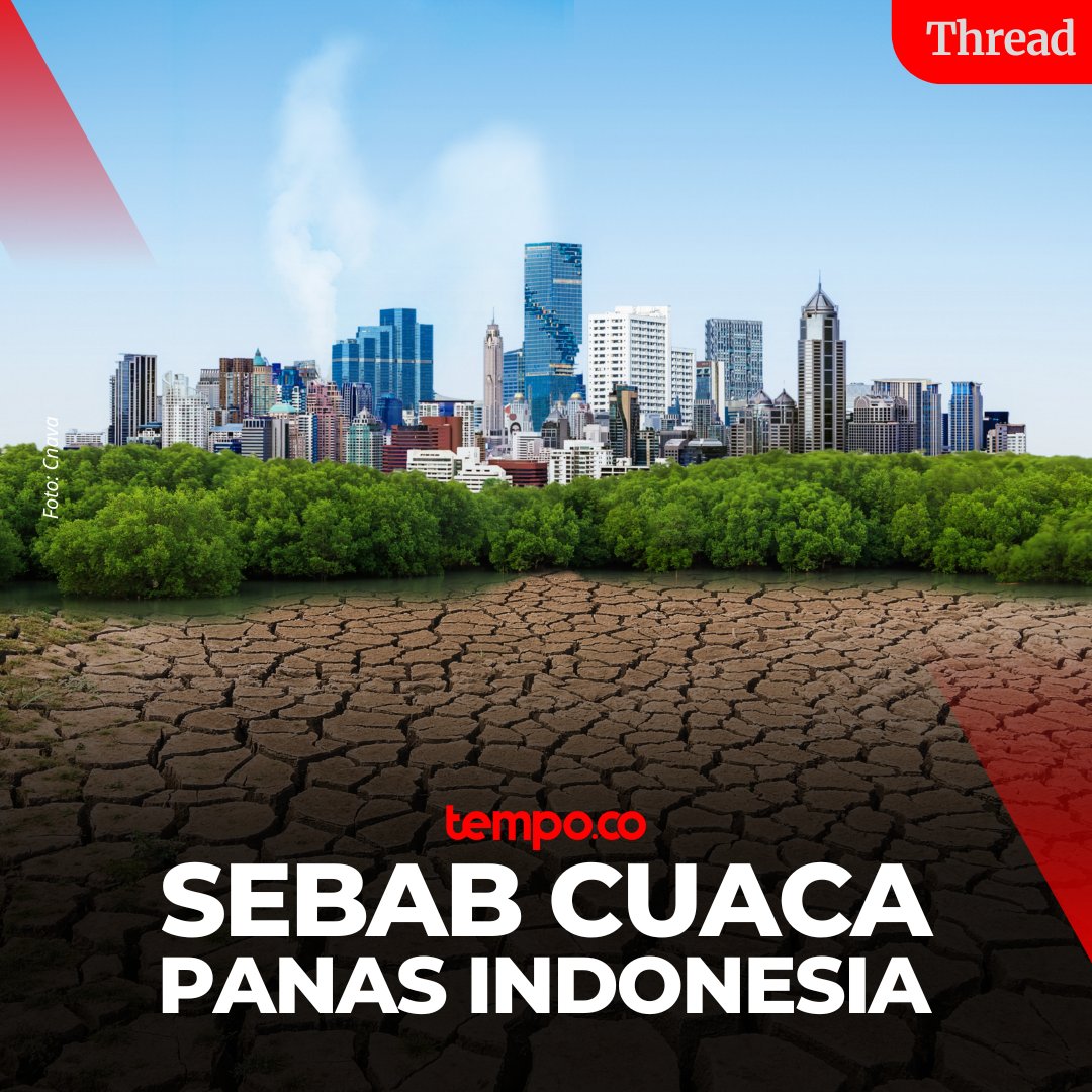 👧: “Akhir-akhir ini cuaca panas banget deh, bikin gerah aja“

👦🏼: “Iya, beberapa wilayah Asia kan sekarang lagi dilanda heatwave”

👧: “Heatwave? Apaan tuh?”

#TempoThread