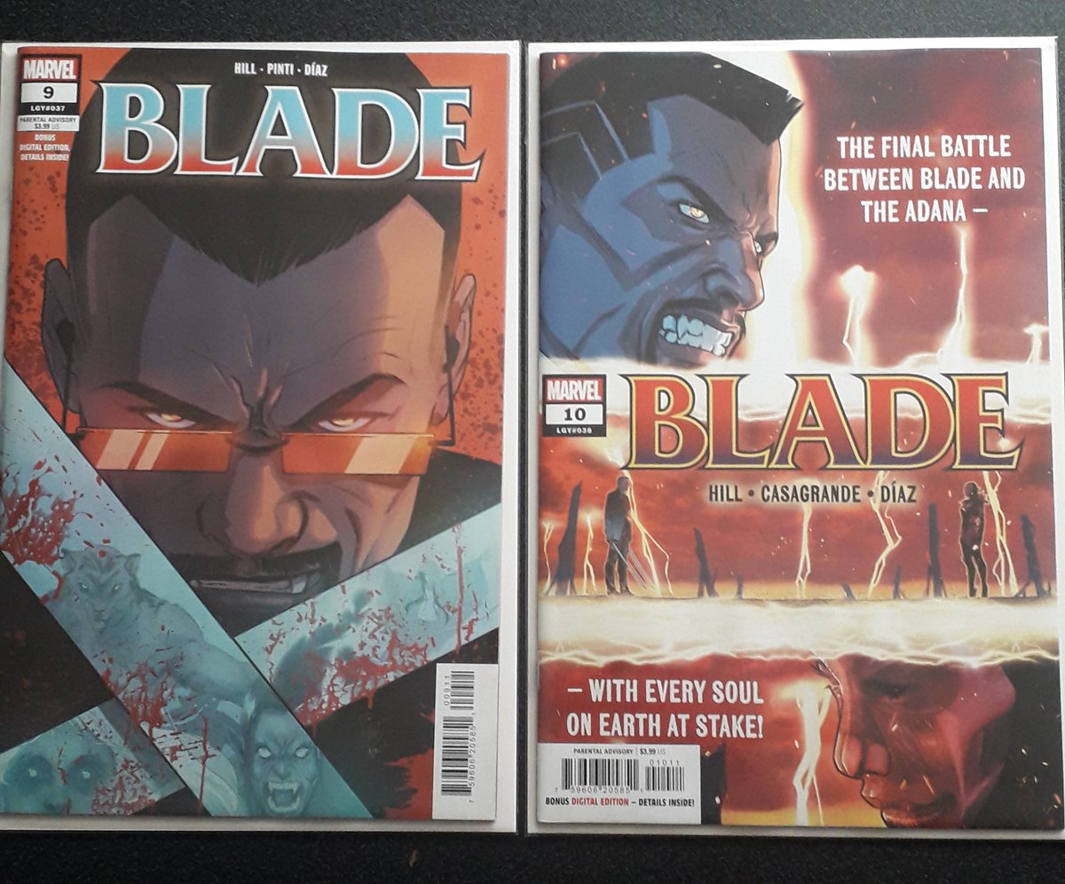 Wow, so reading issue 9 and 10 together and you can see the cracks starting to show in Blade (despite the impressive new abilities he's unlocked). Definitely read this series before reading Bloodhunt. Well done Bryan on a great series #Blade #Bloodhunt #RecastTChalla #comics