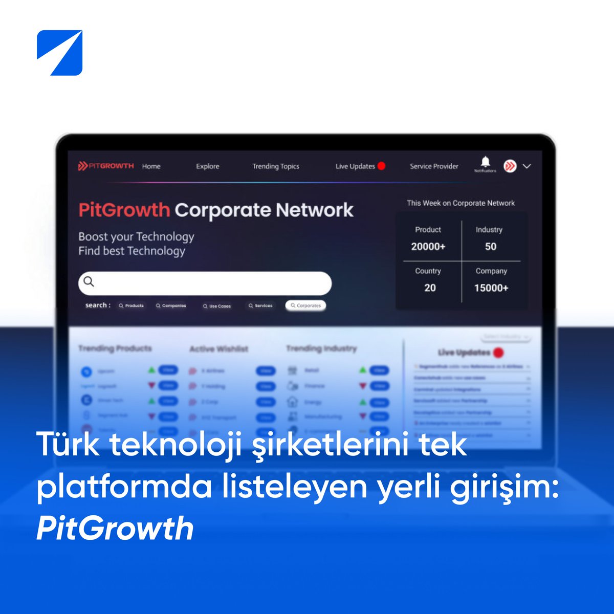 🇹🇷 15.000’den fazla Türk şirketini bir araya getiren PitGrowth, girişimlerin sektördeki erişilebilirliğini ve görünürlüğünü artırmayı hedefliyor.

Detaylar: upcorn.co/turk-teknoloji…