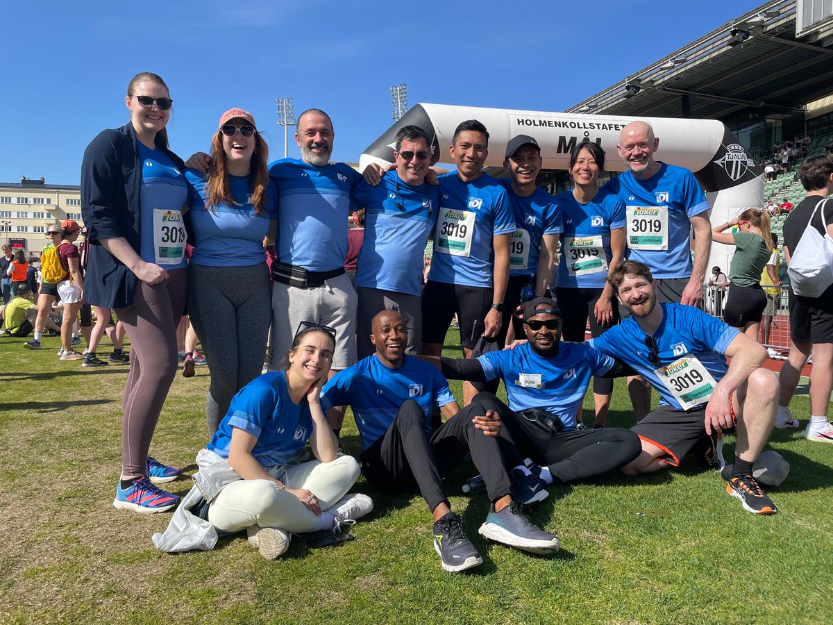 🏃‍♀️☀️This past weekend #IDI participated in the annual Holmenkoll Relay Race in Oslo, Norway! Among the more than 78,000 participants were 15 members of IDI staff cheering and running in the 18.5km race. We're looking forward to next year! #holmenkollstafetten #oslo #running #team