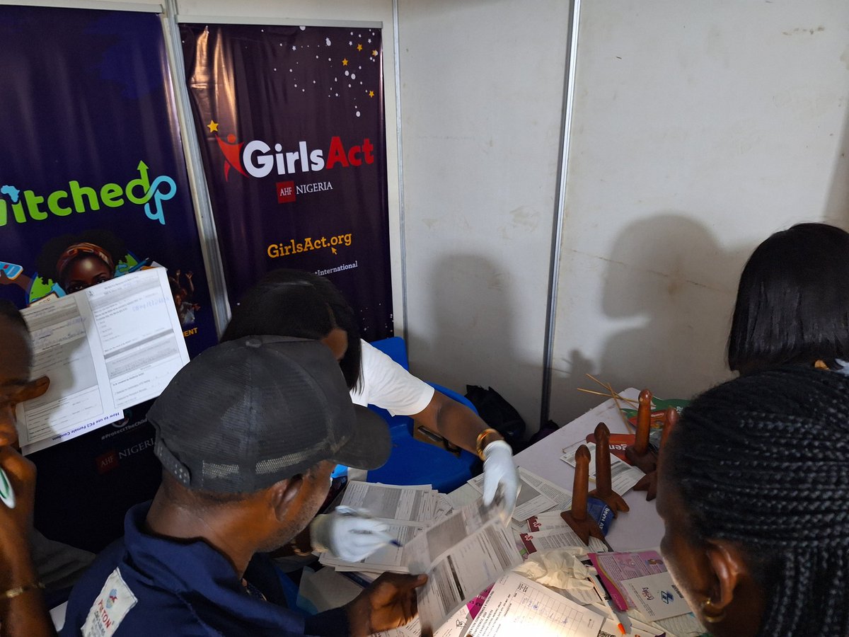 Young people gathering at our booth to take a risk assessment test. We are hopeful that young people will be more aware and bold enough to take a preventive measure at tackling HIV new infections. Self test kits are available for people to take a HIV test in the comfort of their…