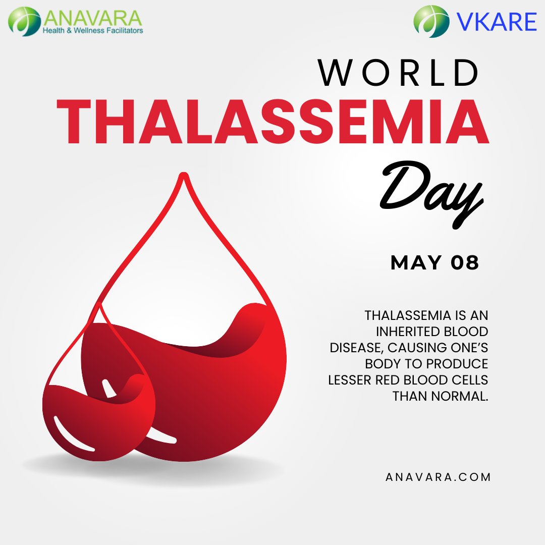 Let's paint the world red for World Thalassemia Day! ❤️ Join us in spreading awareness, celebrating resilience, and honoring those touched by this condition. . . #WorldThalassemiaDay #BloodDisorder #BloodDonation #StrongerTogether #HealthForAll #BloodDisorderAwareness #Anavara