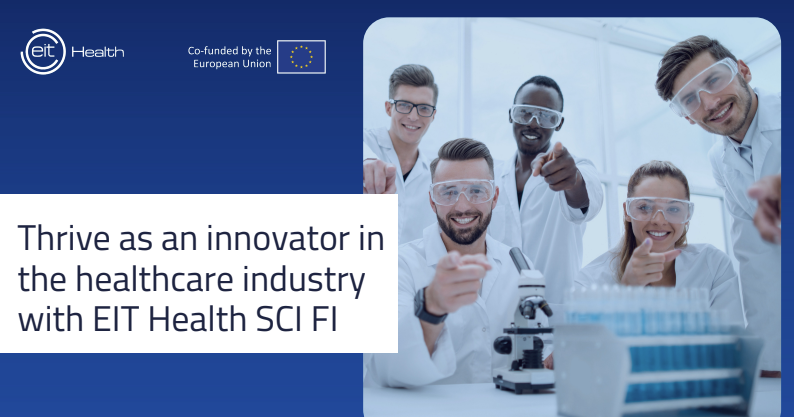 Get the support and connections you need to learn how to work in the healthcare business with @EITHealth SCI FI programme. Learn more about this programme here:  eithealth.eu/programmes/sci…