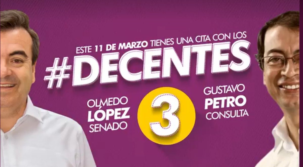 ¿Están oyendo al “honesto” Gustavo Bolívar en @lafm? 

Según él, Olmedo López se les coló. 
Les recuerdo que Olmedo fue director departamental del Polo Democrático en el 2016 y en el 2018 fue parte de la lista de los Decentes donde también se lanzó Gustavo Bolívar. 

#NoAsumirEs