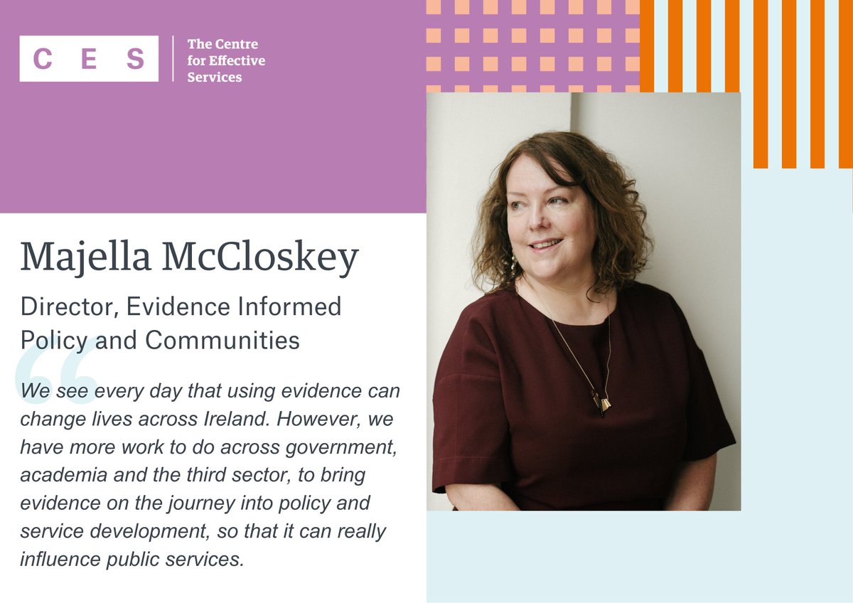 🙋‍♀️Meet the CES team! Introducing Majella McCloskey @MajellaMcCl Director of Evidence Informed Policy and Communities. linkedin.com/feed/update/ur… Contact us to find out how we can help you connect #evidence with #policy effectiveservices.org/contact