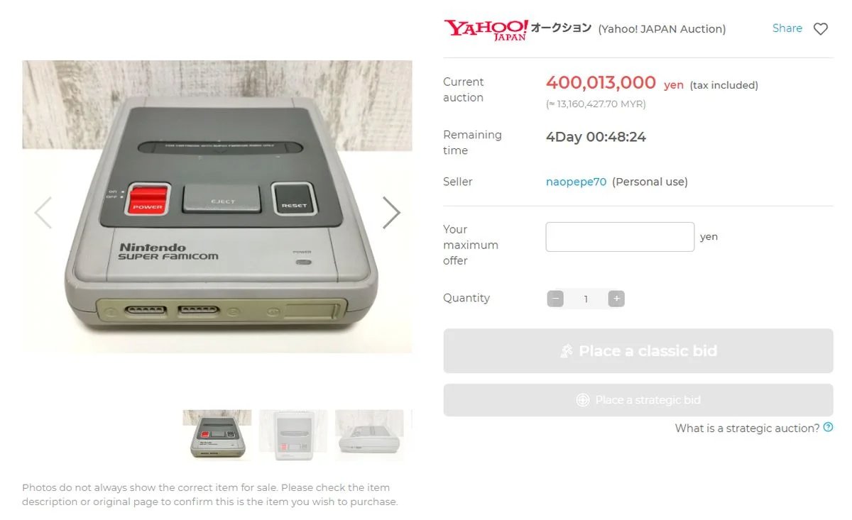 A Rare #SuperFamicom Prototype Has Reached RM13 Million At Auction

lowy.at/py9VL