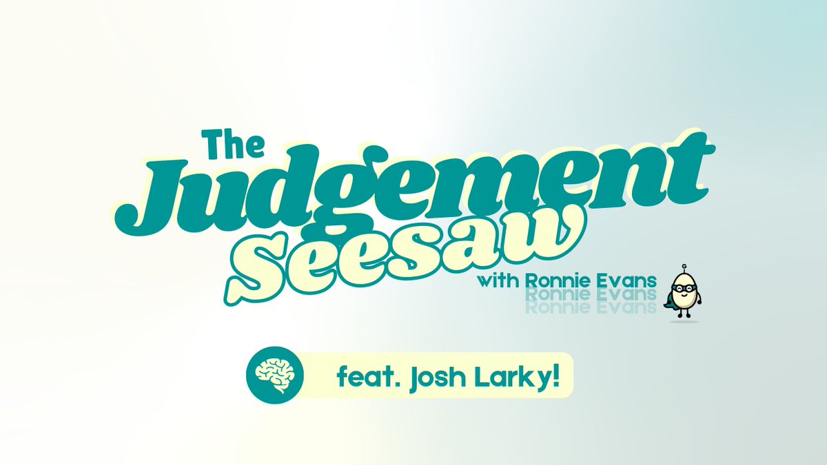 You know what's happening today at 11:45am ET? @jlarkytweets is joining me on The Judgement Seesaw to discuss Mental Health in Fantasy Sports. See you there? 🔗: youtube.com/live/r6nSR7AEb…