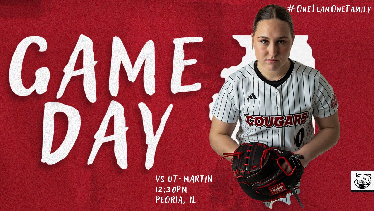 𝚃𝙾𝙳𝙰𝚈’𝚂 𝚃𝙷𝙴 𝙳𝙰𝚈. 🆚 UT-Martin ⏰ 12:30PM 📍 Peoria, IL 🔗 Link in bio for ESPN+, live stats & more! #OneTeamOneFamily #thisisSIUE