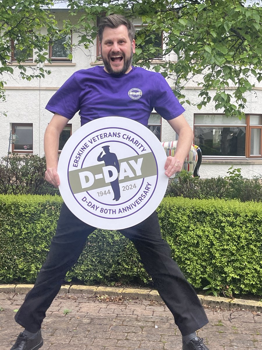 Walk, run, cycle or swim 80 miles in June to raise £80 for D-Day 80, and get a FREE t-shirt upon signup!💜 There are many challenges you can take on, such as an afternoon tea, or organising a collection. Erskine supporter and staff member, Colin Macleod shared why he is taking…