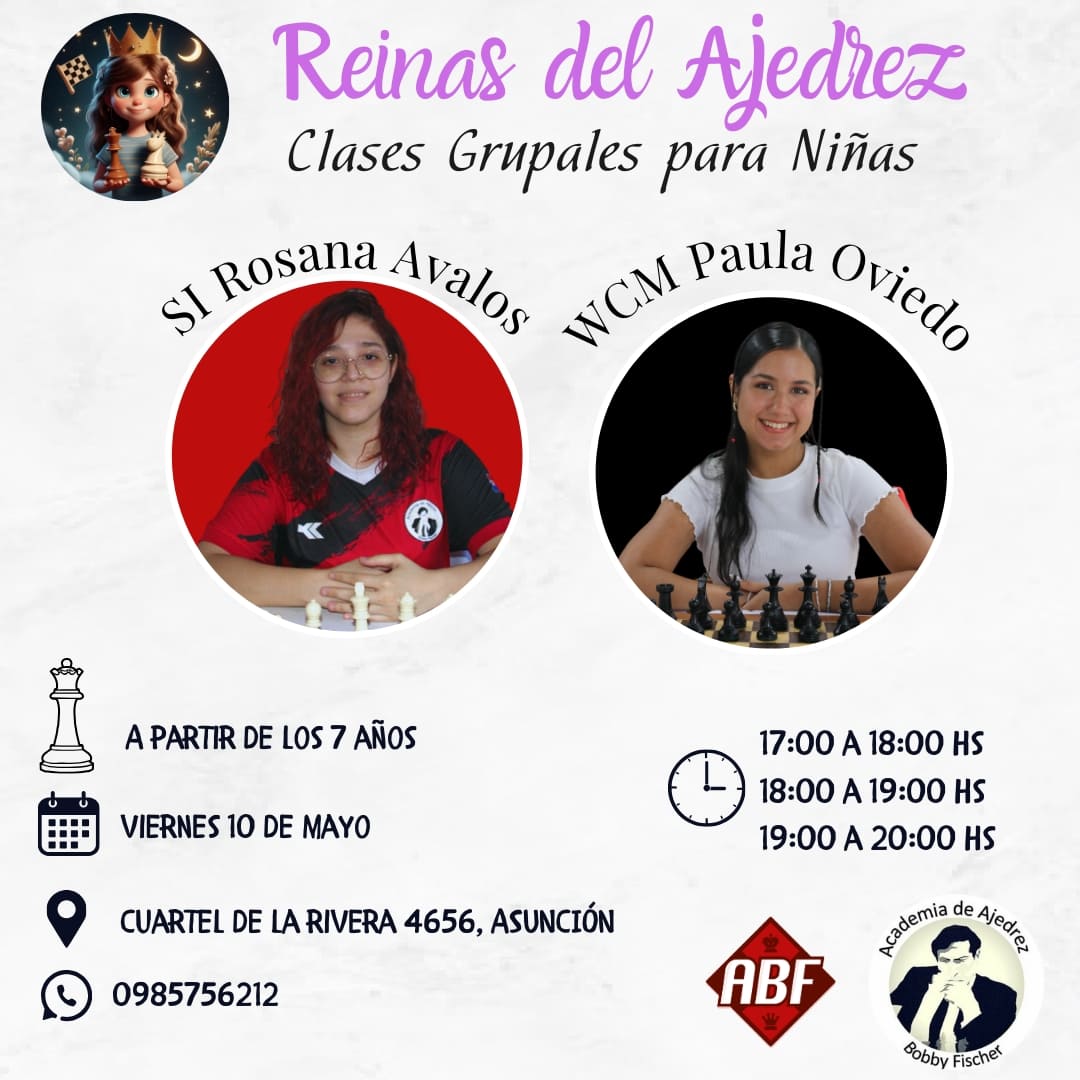 Este viernes habilitamos clases grupales para las chiii en la Academia 😄

¡Están todas invitadas!

👧 A partir de los 7 años de edad
