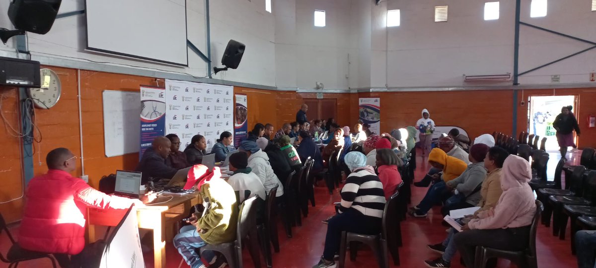 The #UIF is today 08 May 2024 rendering @deptoflabour services to former farm workers at the HF Van Cutsem Combined School in De Doorns, Western Cape. #UIF #WorkingForYou