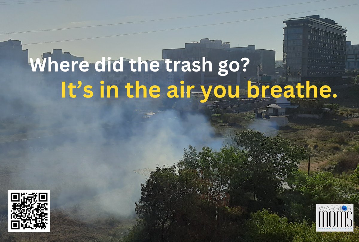 🔥#wasteburning is a dangerous practice!🤒 It releases a toxic cocktail of pollutants into the air we breathe. 
It can cause severe 🫁 lung and 🫀heart diseases,
🧠neurological disorders, and even cancer. 
Demand #CleanAir💙
#SwachhHawaChunav #CleanAirElections